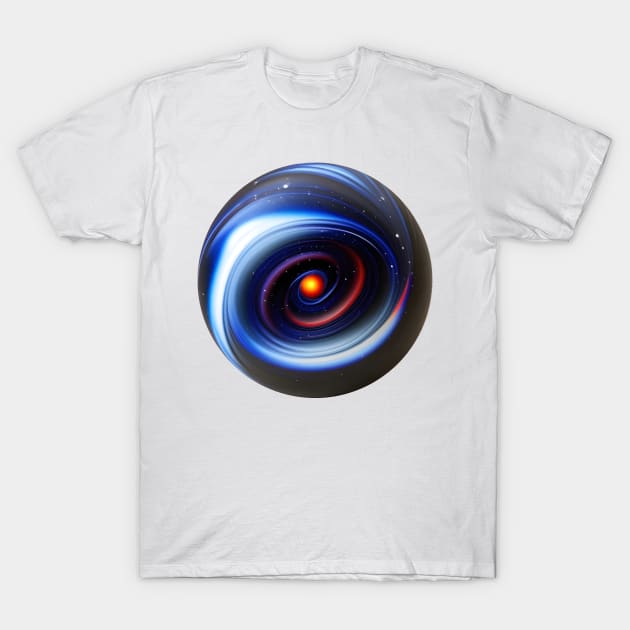 Black Hole of Colors T-Shirt by BeachBumPics